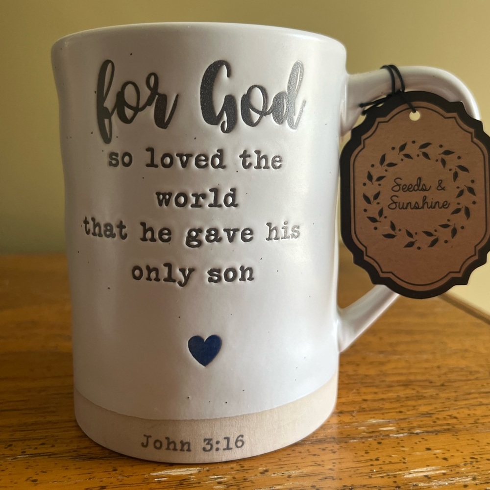 Mug SALE White Ceramic with Inspirational Quote